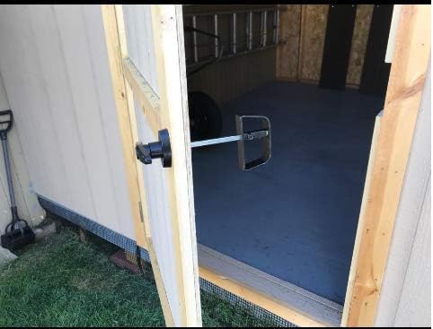 StartFine T-Handle Lock kit Shed Door Lock with 3 Keys and 2 Screws, 5-1/2" Stem Barn Playhouse & Chicken Coop Door Lock