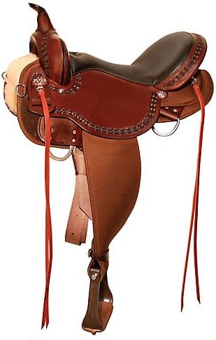 Circle Y High Horse Daisetta Saddle 16 Wide Tobac