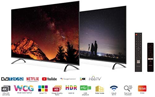 SRT50UC7433 Strong Android TV 4K UHD met DVB-T2/C/S2, 50 inch, zwart/zilver - Afbeelding 3