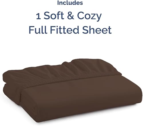 Miniatura 473 de King Fitted Bed Sheet - Bottom Single Fitted Sheet Only - Ultra-Soft Hotel Luxury Bedding w/ 8-16 Inch Deep Pockets - Breathable, Cooling & Wrinkle