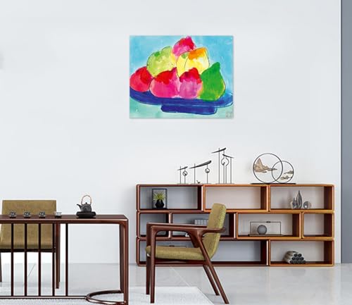 Célèbre Tableau Reproduction Impression Toile Pêches de Qualité