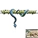 Delllala Snake Climbing Stick is Suitable for Ball Python Lizard Tarantula Snake Hermit Crab Leopard Gecko Tree Frog Climber Accessory Terrarium Habitat Decoration (M(19.6-35.4))