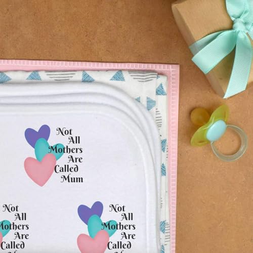 Azeeda 'Not All Mothers are Called Mum' Baby Burp/Wash Cloth (BC00032063)3