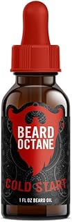 Beard Octane: Cold Start - Natural Beard Oil w/Argan Oil - 1 Oz - Healthy Softer Beards - Made in USA - Premium Handcrafted Beard Care