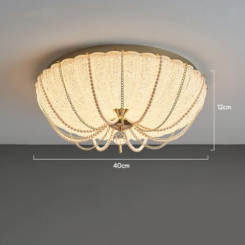 Lampe en verre avec télécommande pour ajuster la lumière du plafonnier - 5