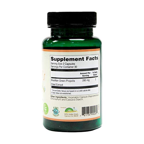 Greenbow Green Propolis – Genuine Brazilian Green Propolis, Contains Artepillin C – One Of The Most Nutrition Packed (Vegan Capsule) #TOP1