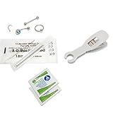 BodyJewelryOnline PK002 - Juego de piercings corporales (9 unidades)
