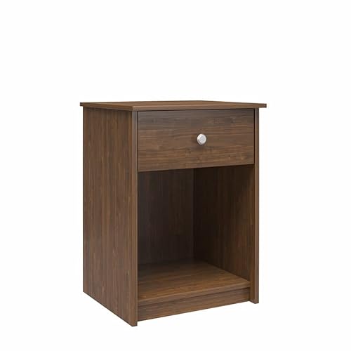 Pemberly Row Transitional Nightstand With Drawer In Walnut Finish #TOP3