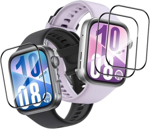 HUAWEI WATCH Ultimate 2 �����K���X�t�B���� 3������ �d�x9H ����0.26mm 99%���ߗ� �w����ǍD �w��h�~ �C�菝�΍� �ȒP���� �N���[�j���O�c�[���t�� SENXLL-B02 HUAWEI WATCH FIT 4