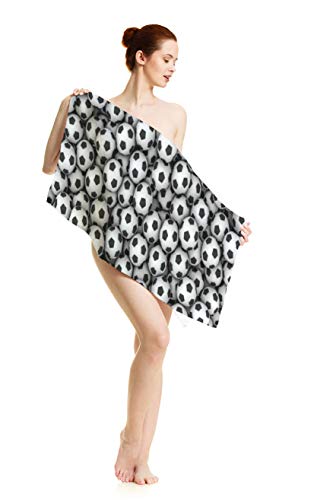 Ofloral Hand Towels Cotton Washcloths Cool Soccer Ball Art Amazing Football Pattern,Comfortable Soft Towels For Bathroom Spa Gym Yoga Beach Kitchen,Hand Towel 15X30 Inch #TOP7