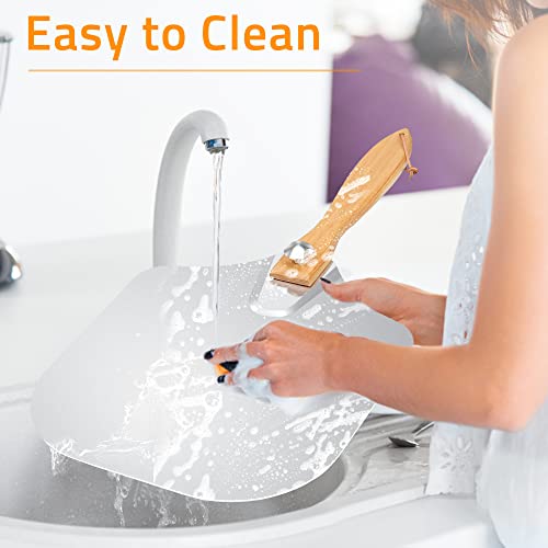 Supercenter Pizza Peel - 12 X 14 Inch Metal Pizza Spatula With Foldable Wood Handle - Aluminum Pizza Peel Pizza Paddle For Pizza Oven Accessories And Pizza Tools #TOP5