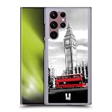 Head Case Designs Big Ben Torre Dell'orologio Londra Il Meglio di Ogni Luogo Set 2 Custodia Cover Dura per Parte Posteriore Compatibile con Samsung Galaxy S22 Ultra 5G