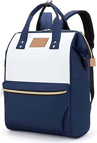 Mini Women Backpack, Small Laptop Backpack, Stylish College School Casual Daypack Bookbag, Work Bags Shopping Light Weight Rucksack for Girls Student Teacher Fits 13.3 Inch Netbook/Computer-Black