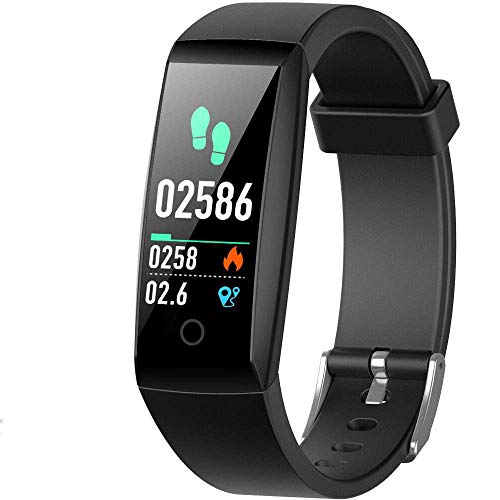 HETP Pulsera de Actividad Reloj Inteligente con Pulsómetro y Presión Arterial Relojes Deportivos GPS Impermeable IP67 Monitor de Ritmo Cardíaco Actividad Pulsera Mujer Hombre Reloj Fitness Podómetro