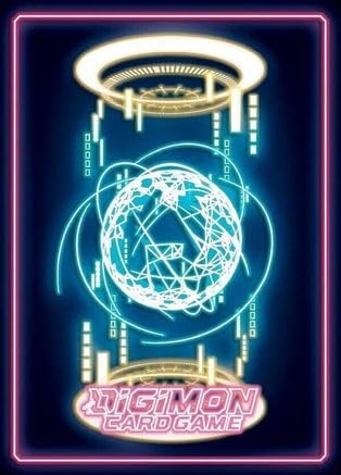 Digimonカードゲーム公式スリーブ - デジモンネオンカードバックスリーブ2024 (60枚パック)