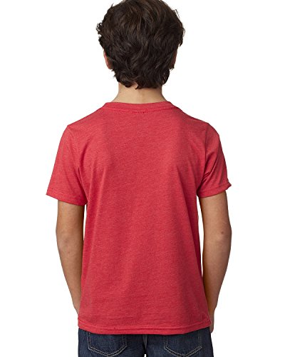 Next Level Apparel Boy's Cotton/Poly CVC Crew - 3312, Red, Medium2