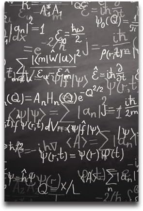 Linxpsir Quantum Physics Custom Poster Personalized Your Photo Wall Art Poster for Living Room Bedroom 12" x 16"