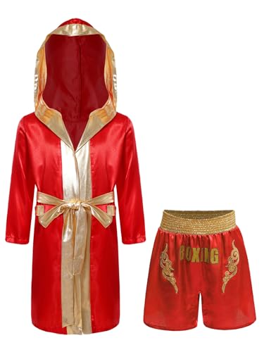Disfraz Completo de Boxeo Infantil 10 Años miniatura 1