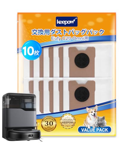 KEEPOW 10Zbg Anker Eufy p_XgobO Robot Vacuum Auto-Empty C10 / Omni C20 {bg|@p pbN 4w\ CIRہEL WotB^[ i ՕiANZT[ [