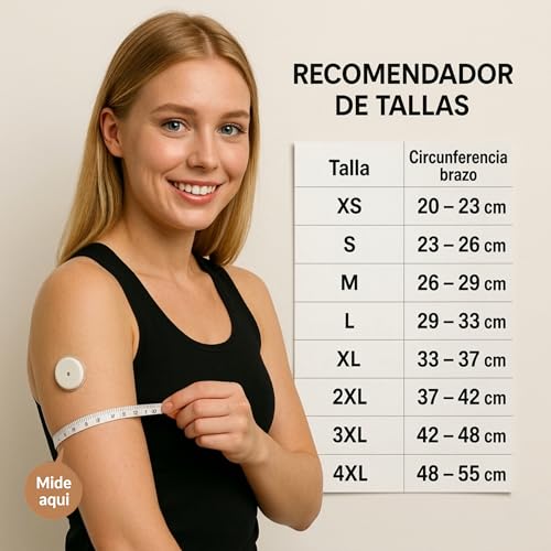 Craft & Care – Schutzarmband für Freestyle Libre Sensor – Sturzsicheres Schutzarmband für Freestyle Libre Sensor – Freiheit und Sicherheit – 10 Größen – Schwarz (Schwarz, M)