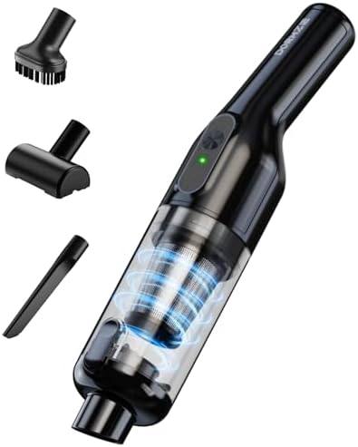 dormzie Car Vacuum, Handheld Vacuum Cordless with 19000Pa Powerfu...