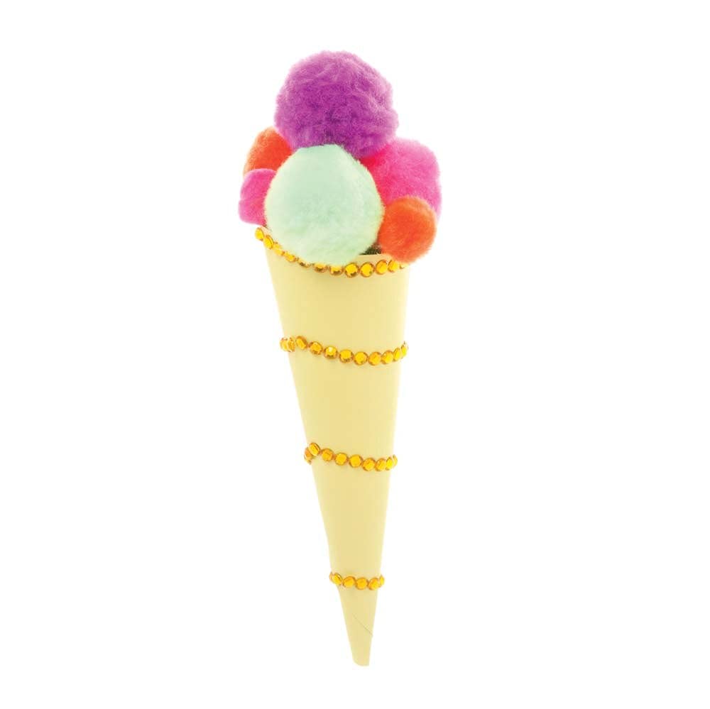 Baker Ross FE483 Neon Pom Pom Craft Set - Pack of 120, Card Making Supplies, Arts and Crafts Accessories, Embellishments for Crafting - Image 3
