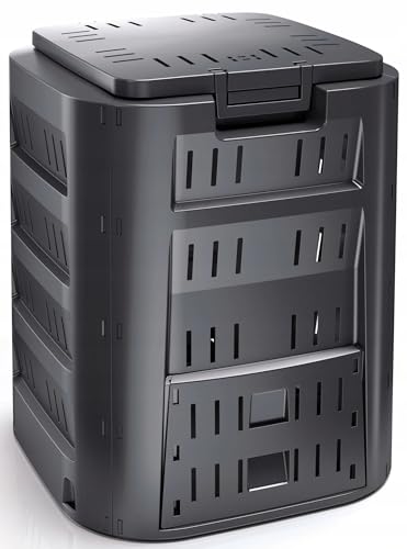 Compogreen compostiera nera 320 l – Prosperplast qualità polacca