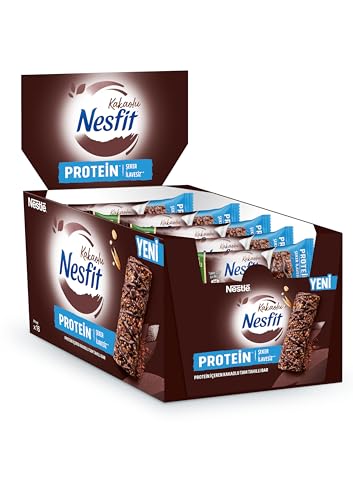Nesfit Nestle Protein İçeren Kakaolu Tam Tahıllı Bar 16x20g