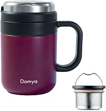 Stainless Steel Insulated Bottle (Cherry) with Removable Filter, 500ml - Keeps Drinks Hot and Cold, Insulated for Over 12 Hours