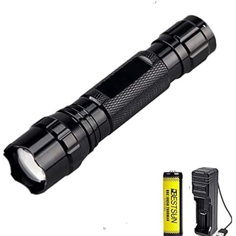 940nm IR Illuminator Torch, Outdoor Infrared Light Flashlight for Night Vision Focus Adjustable-Infrared Light is Invisible to Human Eyes-to be Used with Night Vision Device & Hunting Cover
