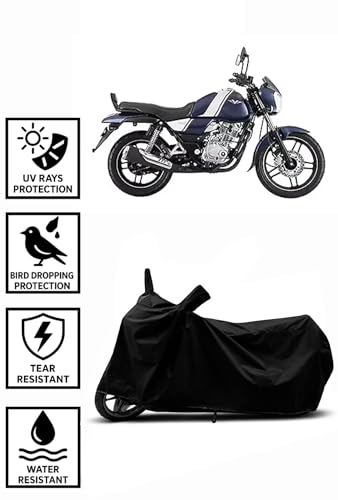 Image of Heavy Duty Waterproof Scooty & Bike Cover for Bajaj V15 - UV Resistant, Dustproof & Rain Protection, All-Weather Outdoor Cover for Bikes & Scooty with Buckle Straps
