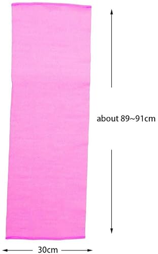 Salux Nylon Japanese Beauty Skin Bath Wash Cloth/Towel - Peach Pink #TOP2