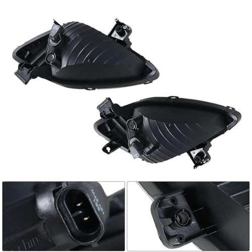 ANTUKO 2Pcs Fog Light Assembly with Bulbs Switch Wiring Kit Replacement for 2011-2013 Elantra by ANTUKO - Image 5