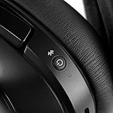 Słuchawki bezprzewodowe Teufel REAL BLUE Bluetooth, nauszne, system głośnomówiący, sterowanie głosowe, funkcja ShareMe, głęboki bas - Night Black