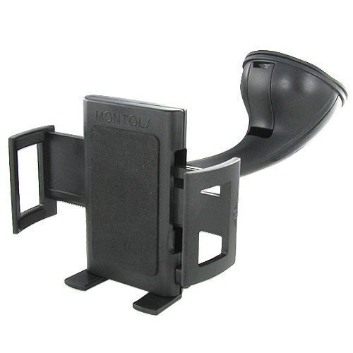MONTOLA® Capto X1 Profi KFZ PKW Universal Halterung - Navigation Smartphone Stabil Halter Saugnapf Fenster Auto NAVI Handy Cover