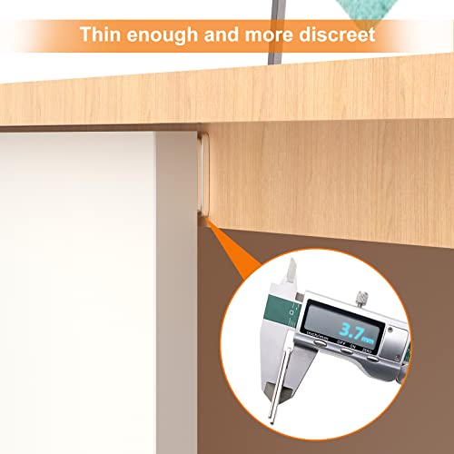 Jiayi Cabinet Magnets Stainless Steel 6 Pack Ultra Thin Cabinet Magnetic Catch Magnet Door Catch Adhesive Drawer Latch Magnetic Closures For Kitchen Wardrobe Cupboard Door Closet Closures #TOP5