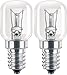 Kanta Replacement Pack of 2 Bulbs to Fit Bosch Neff Siemens Hotpoint AEG 25w 240V SES E14 Fridge Freezer Oven Appliance Bulb Lamp, Warm White