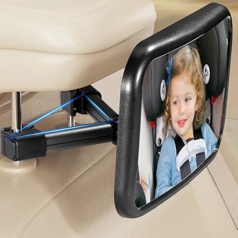 Vinabo Baby Car Mirror with 360° Rotation Cover