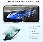 Téléphones cellulaires non verrouillés Canada, UMIDIGI G100 Téléphone intelligent, 16 (8+8)+256GB, Android 14, 6.9" 120Hz Affichage, 6000mAh Batterie, NFC, 4G Double SIM, Téléphone portable