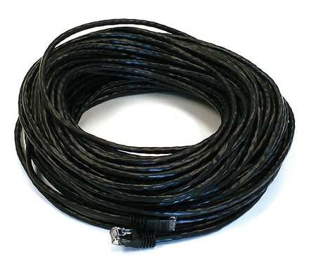 Cable Ethernet Cat 6 Negro 100 ft miniatura 1