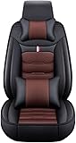🚗【Seguridad】Compatible con bolsas de aire, mucho espacio para inflar en caso de impacto, sin bloqueo de despliegue. Hebilla del cinturón de seguridad reservada, conveniente para conducir con seguridad fuertemente asegurada. Esta es la funda de asiento perfecta para su auto nuevo o incluso para su auto nuevo.