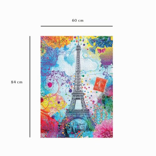 Puzzle 1500 pièces : Tour Eiffel Ravensburger Nathan - vue 8