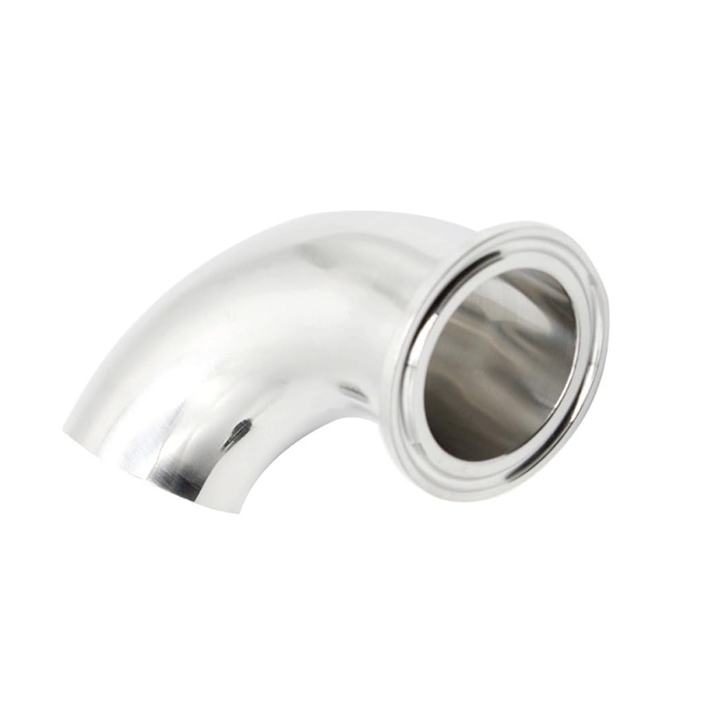 Accesorio for tubería de fundición, soldadura a tope, abrazadera triple SS316L, codo de 90 grados de acero inoxidable, tubería sanitaria, for conectores de tuberías, accesorios de codos de conexión de