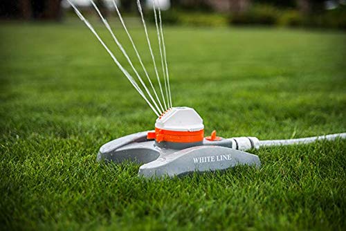 Preisvergleich Produktbild Bradas WL-Z14 Rasensprenger 450 qm, Regner, Sprinkler, Bewässerung, Kreisregner, Impulsregner, Grau, 10x10x5 cm