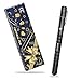 MCCC Professional Tactical Pen Self Defense Pen With with Built-In LED Flashlight, DNA Defender&Glass Breaker Writing Multifunctional Survival Tool (Black)
