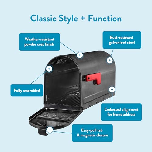 Image of ARCHITECTURAL MAILBOXES 7600P-10 MB1 Mailbox, Medium, Pewter