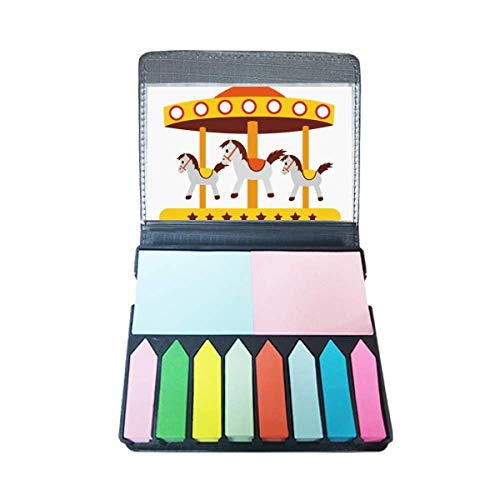 Boîte de marque-page colorée carrousel pour embellir votre coin lecture cosy