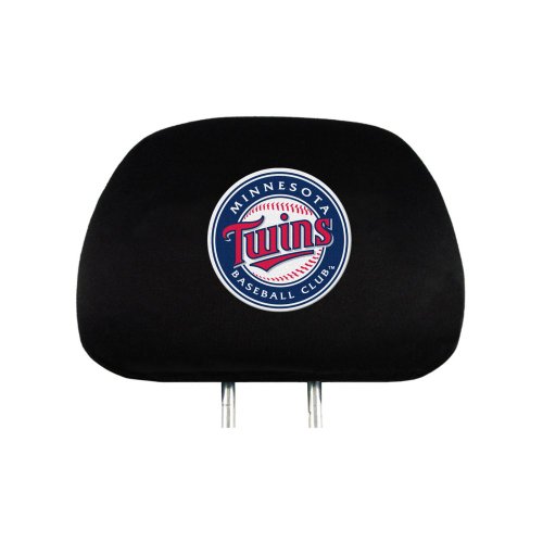 MLB Minnesota Twins Head Rest Covers, 2-Pack