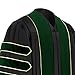 CLERKMANS Doctor of Medicine Graduation Gown and Tam Package - Doctorate PhD Robe 54 (5'9