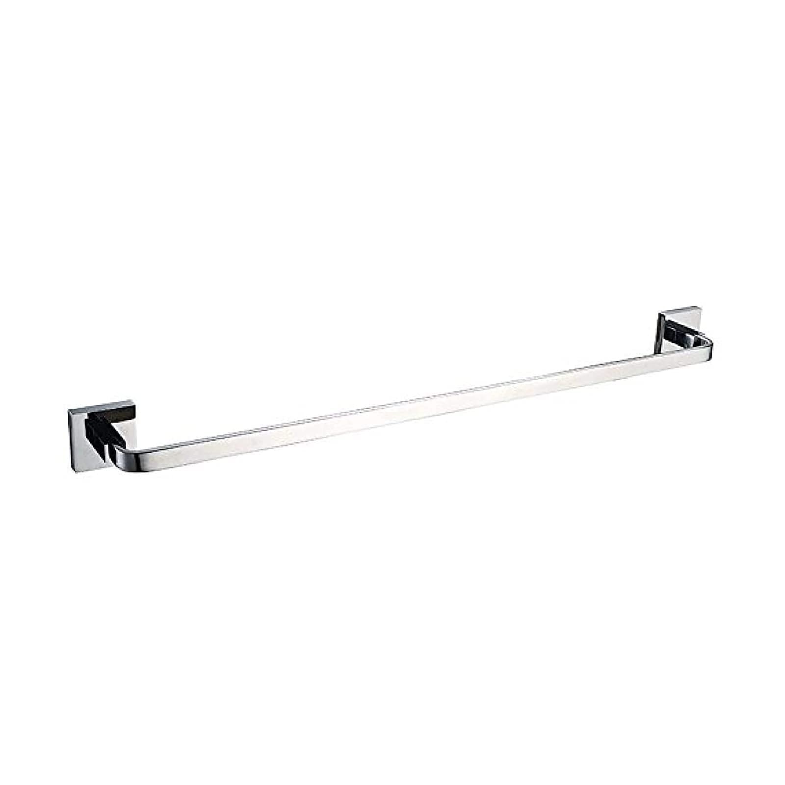 Porte-serviettes de bain mural en acier brossé finition premium durable